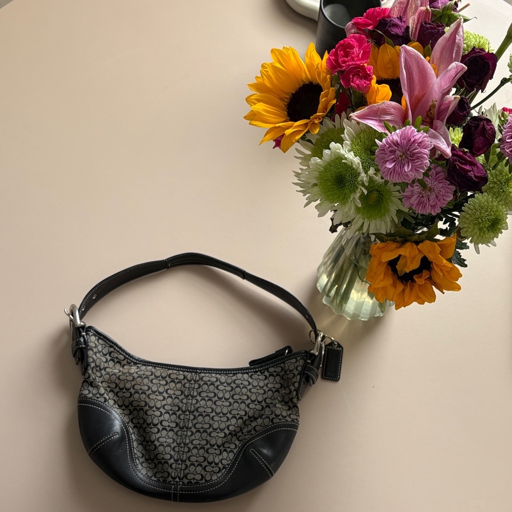 Elegant Black Coach Women's Bag